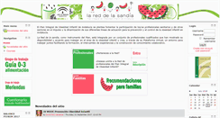 Desktop Screenshot of lareddelasandia.org
